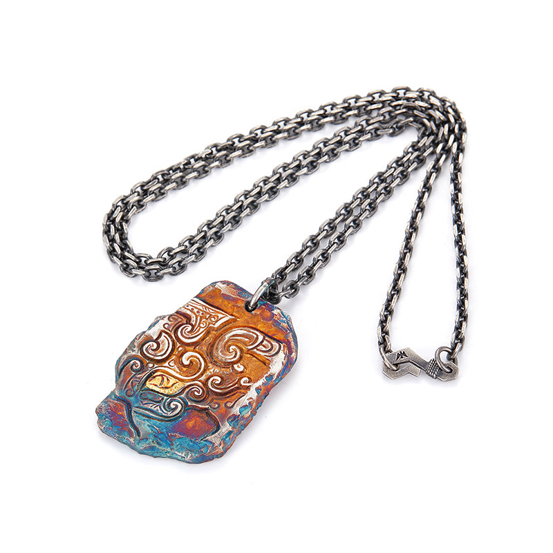 Taotie Pattern Necklace